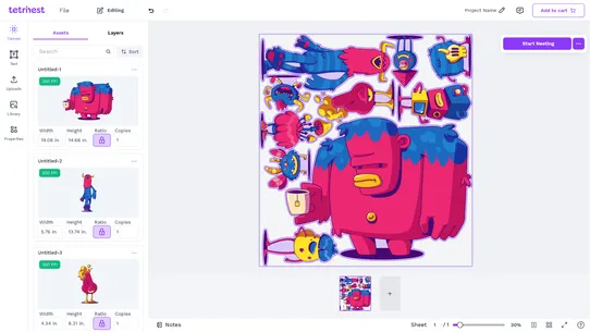 Tetrinest screenshot