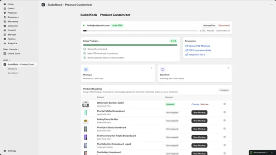 SudoMock ‑ Product Customizer screenshot