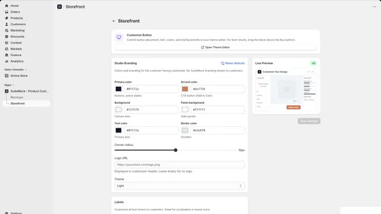 SudoMock ‑ Product Customizer screenshot