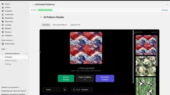 Pattern Shops screenshot