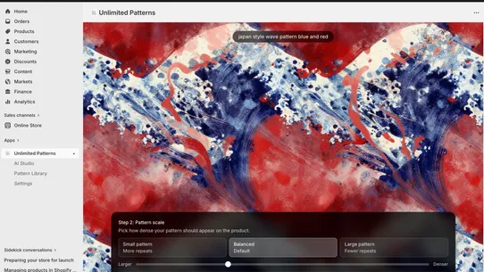 Pattern Shops screenshot