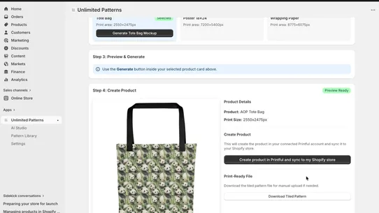 Pattern Shops screenshot