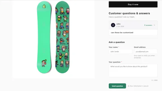 Querio ‑ Product Q&amp;A screenshot