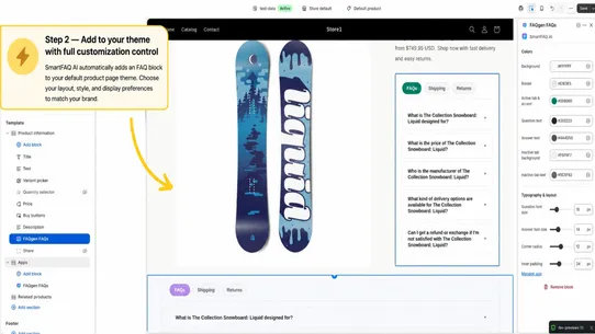 SmartFAQ AI: Product FAQ Build screenshot