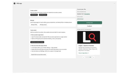 FAQed with SEO screenshot