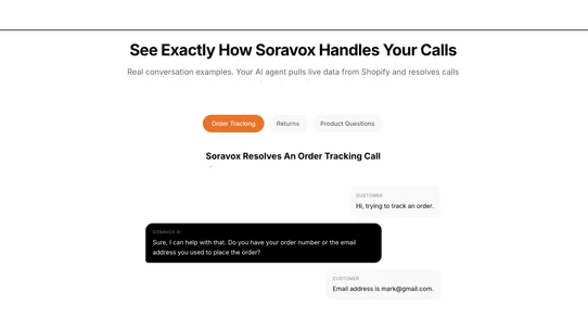 Soravox screenshot
