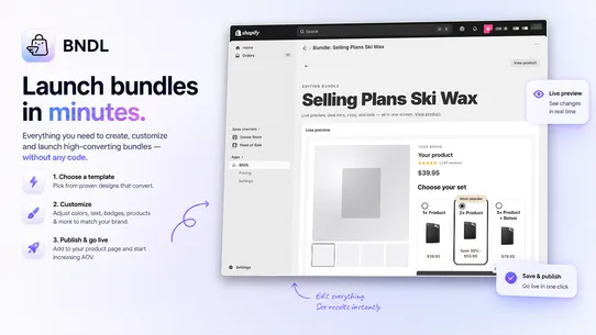BNDL ‑ AOV Bundles screenshot