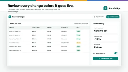 StoreBridge screenshot
