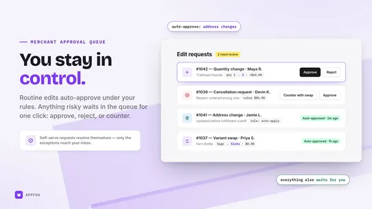 Appfox Order Editing &amp; Upsell screenshot