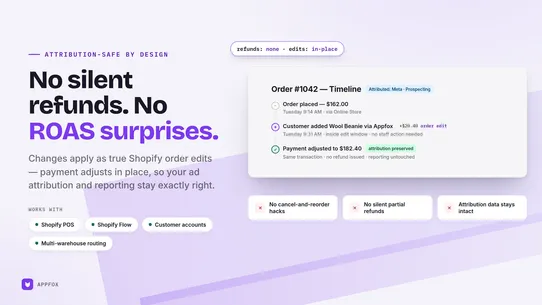 Appfox Order Editing &amp; Upsell screenshot