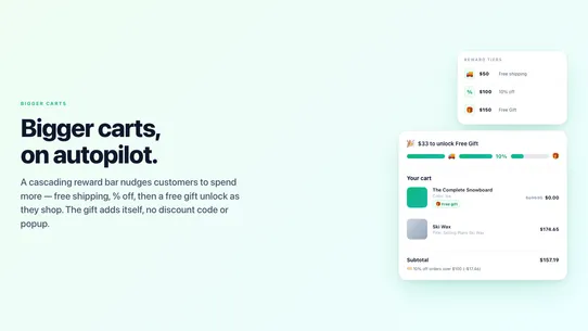 CartClimb ‑ Free Gift &amp; Upsell screenshot