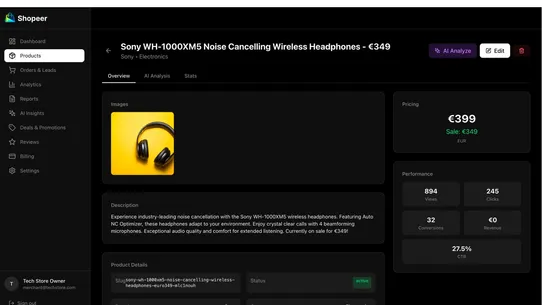 Shopeer screenshot