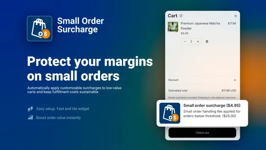 CartLift ‑ Small Order Fee screenshot