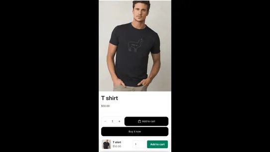 QuickCart Sticky Bar screenshot