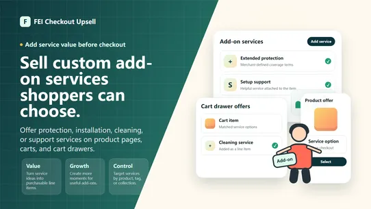 FEI Checkout upsell screenshot