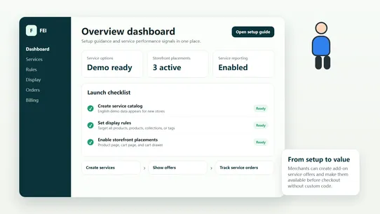 FEI Checkout upsell screenshot