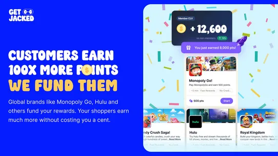 GetJacked ‑ Loyalty that pays screenshot