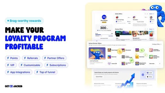 GetJacked ‑ Loyalty that pays screenshot