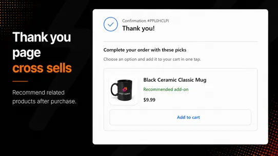PostSurge Post Purchase Upsell screenshot