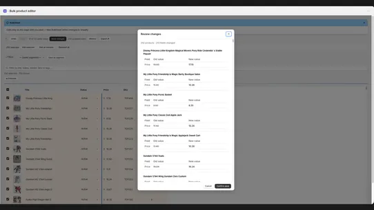 BulkSheet: Bulk Product Editor screenshot