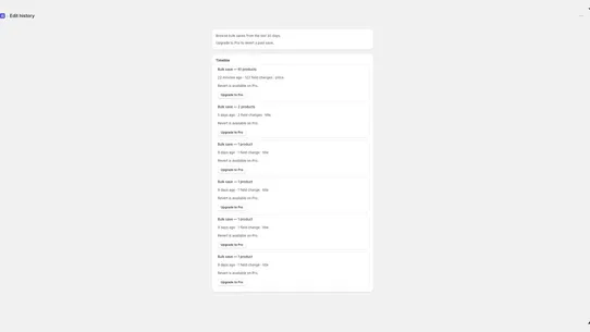 BulkSheet: Bulk Product Editor screenshot