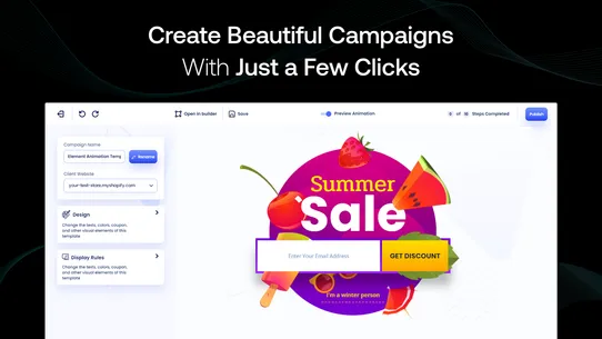 Bevy Design ‑ Animated Pop Ups screenshot