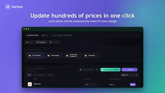 KurSync Currency Converter screenshot