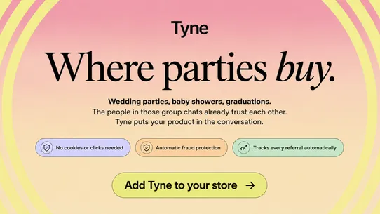 Tyne: Text Referral Program screenshot