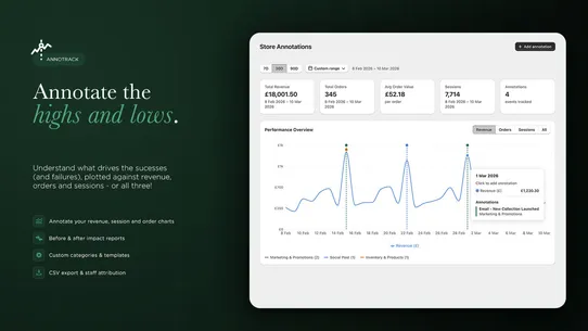 Annotrack ‑ Store Annotations screenshot