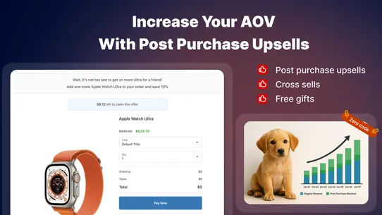 Post Purchase Upsell ‑ UF screenshot