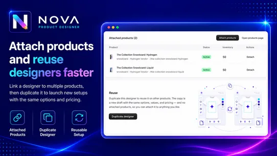 Nova Product Designer screenshot