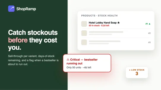 ShopRamp ‑ Sales by Channel screenshot
