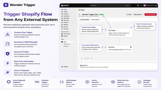 Wonder Trigger: API to Flow screenshot