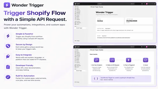 Wonder Trigger: API to Flow screenshot