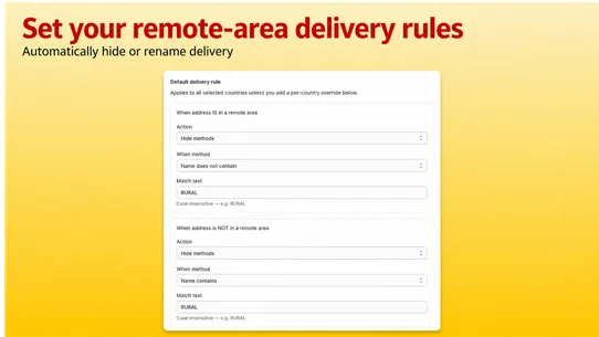 Rural Radar ‑ DHL Express screenshot