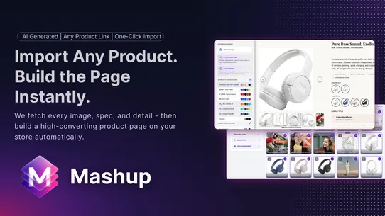 Mashup: AI Page Builder screenshot
