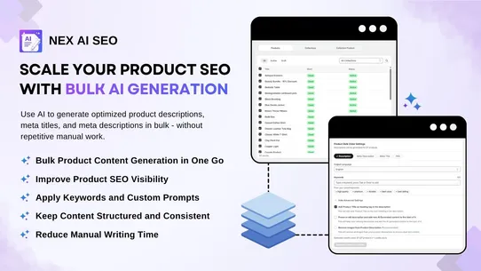 Nex AI SEO Product Description screenshot