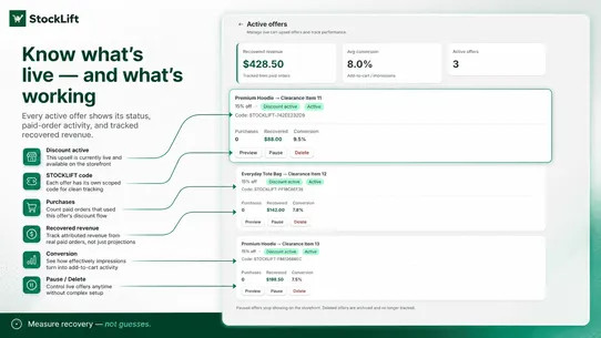 StockLift screenshot