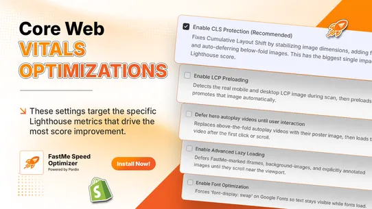 FastMe Speed Optimizer screenshot