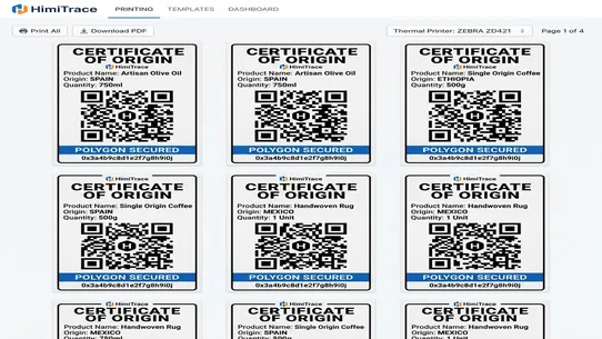 HimiTrace Traceability screenshot