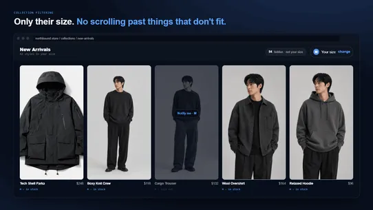 ShopMySize screenshot