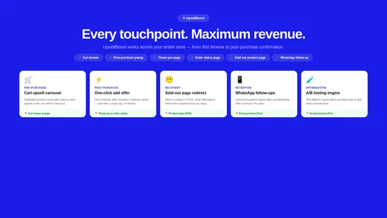 UpsellBoost screenshot