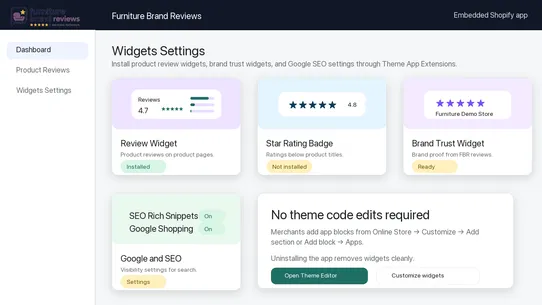 Furniture Brand Reviews screenshot