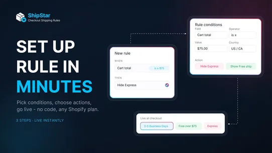 Ship Star: Checkout Rules screenshot
