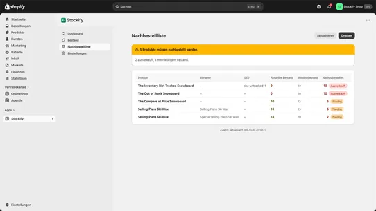 Stockify screenshot