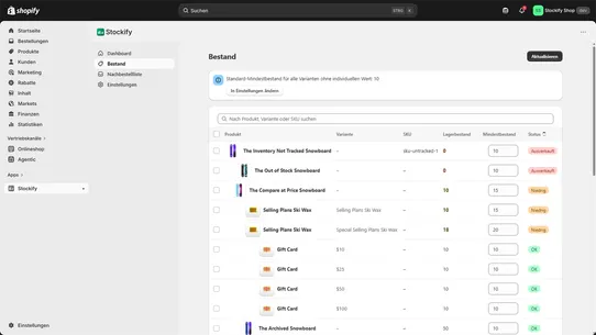 Stockify screenshot