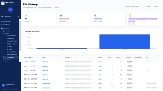 Bins‑USA WMS Cloud screenshot