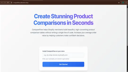 CompareFlow screenshot