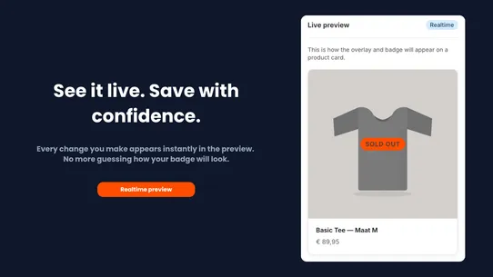 SmartStock: Sold out variants screenshot