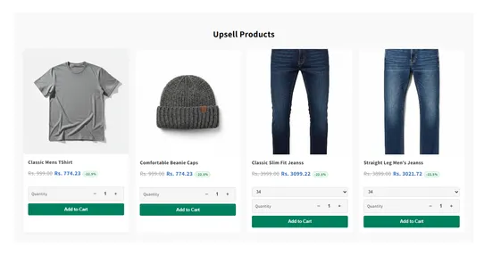 AI Upsell screenshot